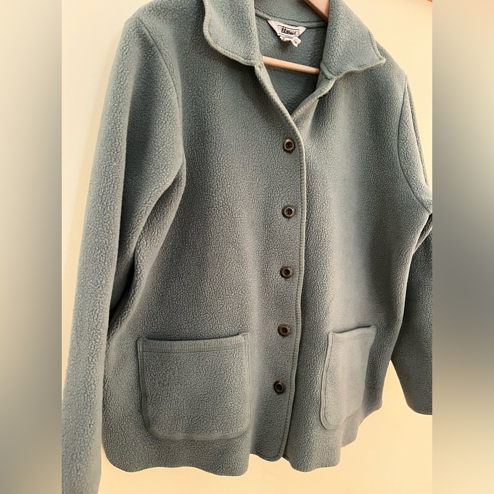 LL Bean Fleece Jacket - Picture 2 of 4